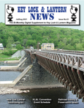 Key Lock Lantern News Roebling aqueduct Lackawaxen