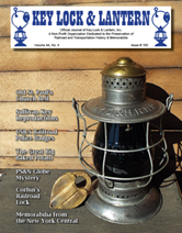 key lock & lantern issue 180 new york central hudson river lantern